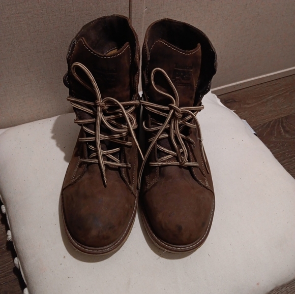 Timberland PRO Hightower 6" Alloy Toe Work Boot, Women's Size 9, Brown - Picture 3 of 10